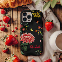 Custom Pretty Cute Colour Flowers Garden Hand Draw