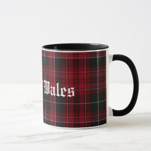 Custom Pride of Wales Tartan Plaid Mug