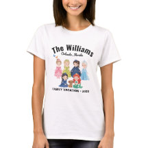Custom Princess Family Vacation Shirt