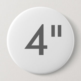Custom Print 4" Huge Round Button Blank Template