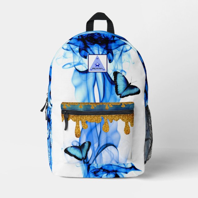 Custom Print Backpacks | Butterflies | Backpack  (Front)