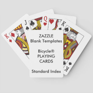 Custom Print Bicycle® STANDARD INDEX Playing Cards