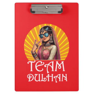 Custom Print Desi Wedding Shaadi Vibes Clipboard