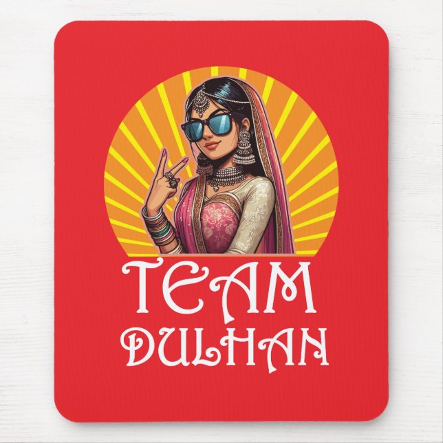 Custom Print Desi Wedding Shaadi Vibes  Mouse Pad (Front)