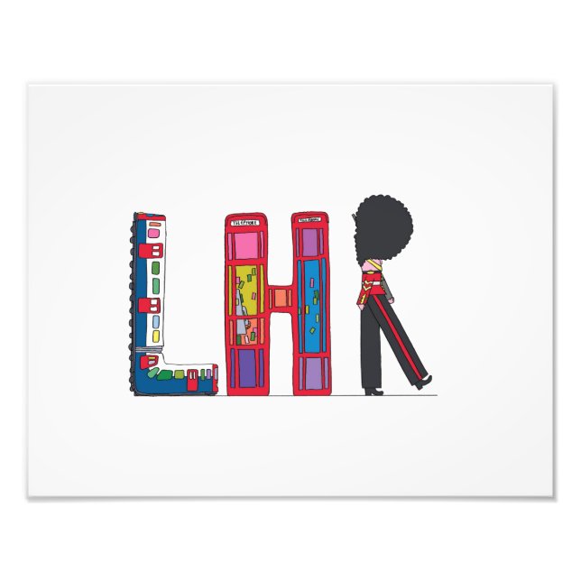 Custom Print | LONDON, GB (LHR) (Front)