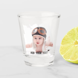 Custom Print Personalised Photo Shot Glass