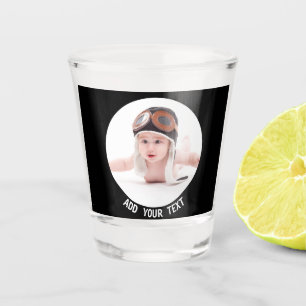 Custom Print Personalised Photo Shot Glass
