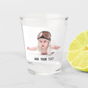 Custom Print Personalised Photo Shot Glass