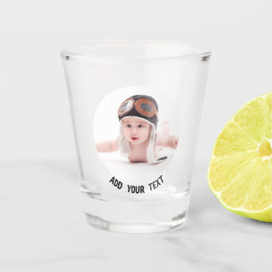 Custom Print Personalised Photo Shot Glass