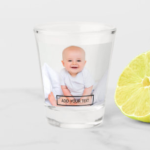 Custom Print Personalized Photo Shot Glass