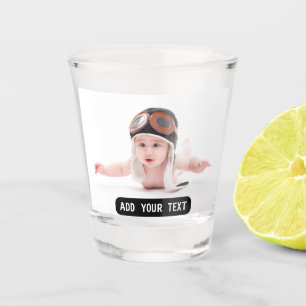 Custom Print Personalized Photo Shot Glass