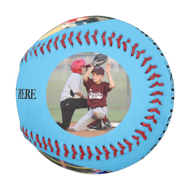Custom Print Promotional Baseballs with your photo (Front Right)