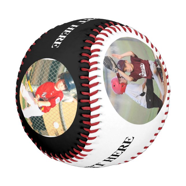 Custom Print Promotional Baseballs with your photo (Angled)