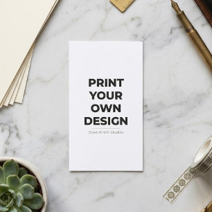Custom Print Your Own Printing My Own To Order Calling Card