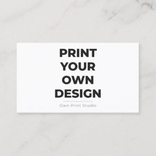 Custom Print Your Own Printing My Own To Order Enclosure Card