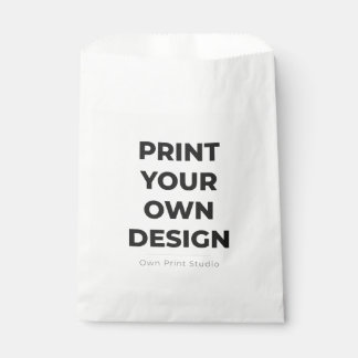 Custom Print Your Own | Printing My Own To Order Favour Bags