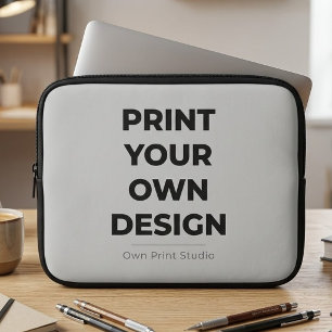 Custom Print Your Own Printing My Own To Order Laptop Sleeve