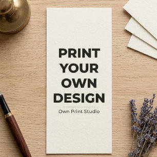 Custom Print Your Own Printing My Own To Order Rack Card