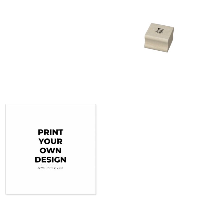 Custom Print Your Own | Printing My Own To Order Rubber Stamp (Stamped)