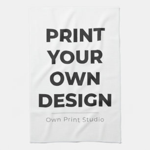 Custom Print Your Own   Printing My Own To Order Tea Towel