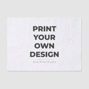 Custom Print Your Own   Printing My Own To Order Tissue Paper