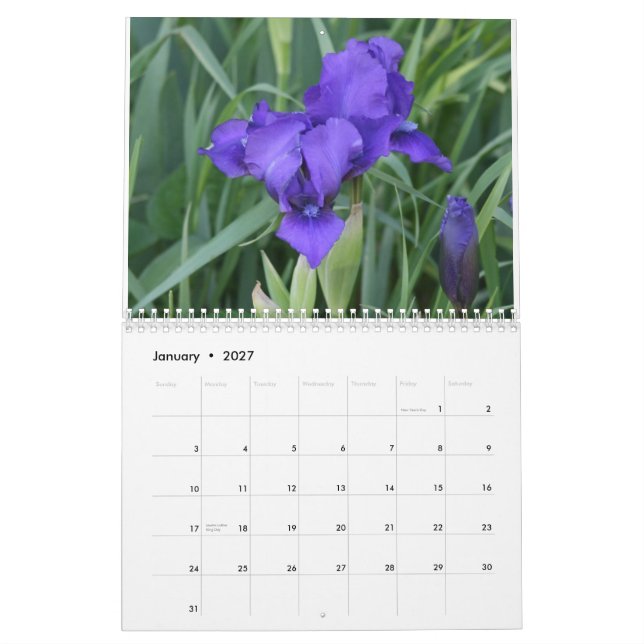 Custom Printed Calendar (Jan 2027)