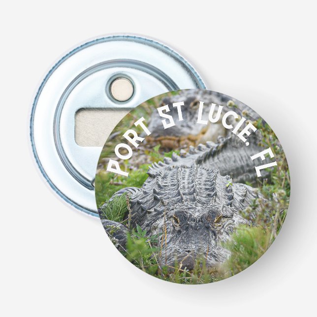 "Custom Printed" Gators Magnet Bottle Opener (Front)