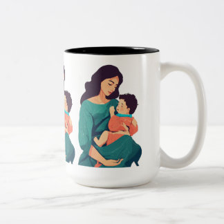 "Custom Printed Mug: Personalise Sip With Style Two-Tone Coffee Mug