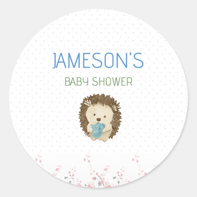 Custom Printed Stickers Personalized Party | Elega (Front)