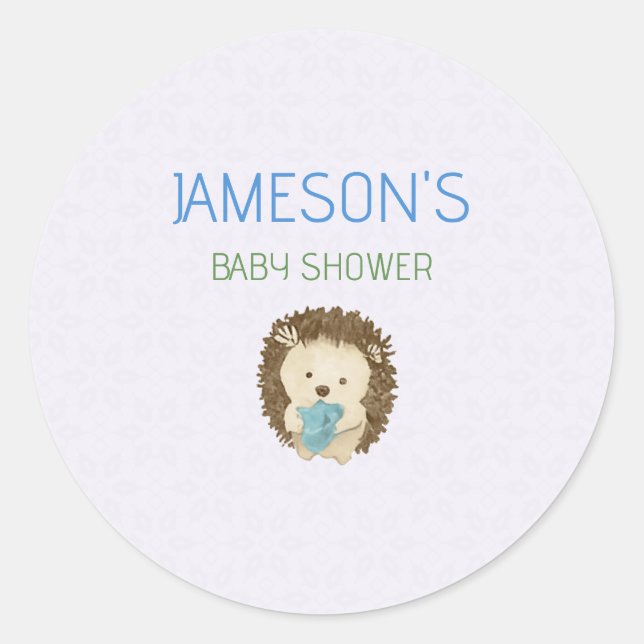 Custom Printed Stickers Personalized Party | Elega (Front)