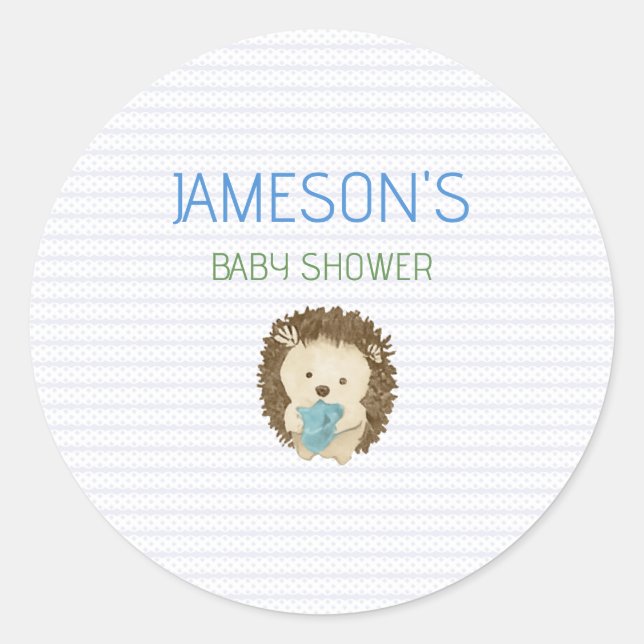 Custom Printed Stickers Personalized Party | Elega (Front)