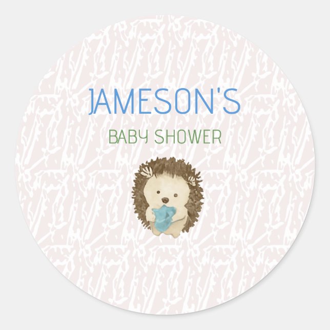 Custom Printed Stickers Personalized Party | Elega (Front)