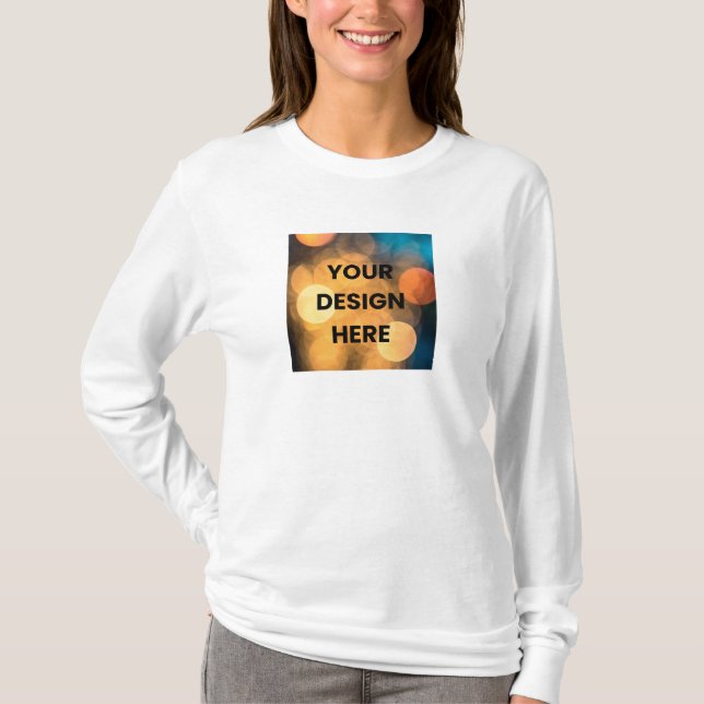 Custom Printed T-Shirt – Your Artwork Here (Front)