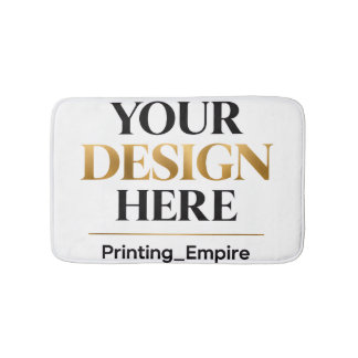 Custom Printing - No Minimum Wholesale Bulk Order Bath Mat