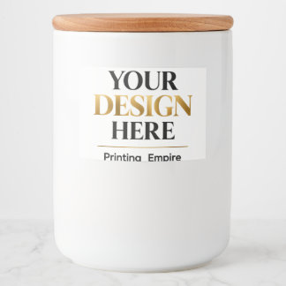 Custom Printing - No Minimum Wholesale Bulk Order Food Label