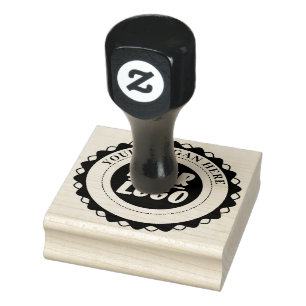 Custom Professional Business Logo create your own Rubber Stamp