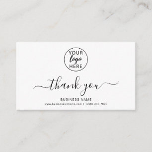 Custom Professional Business logo Enclosure Card
