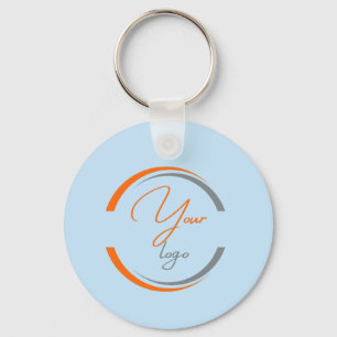 custom professional business logo only key ring