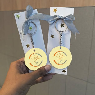 custom professional business logo only  key ring