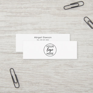Custom Professional Company Logo Mini Business Card