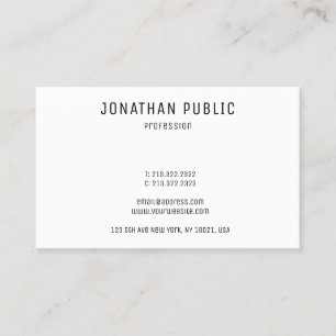 Custom Professional Elegant Modern Simple Template Business Card