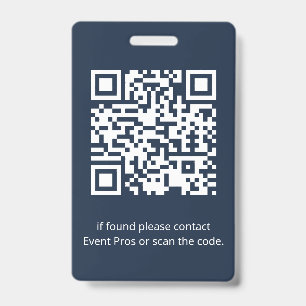 Custom Professional Event Staff ID Badge