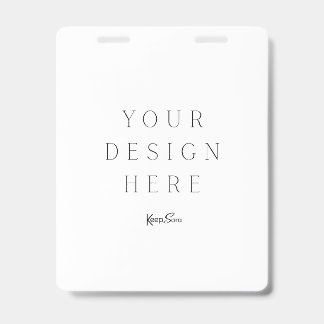 Custom Professional ID Badge