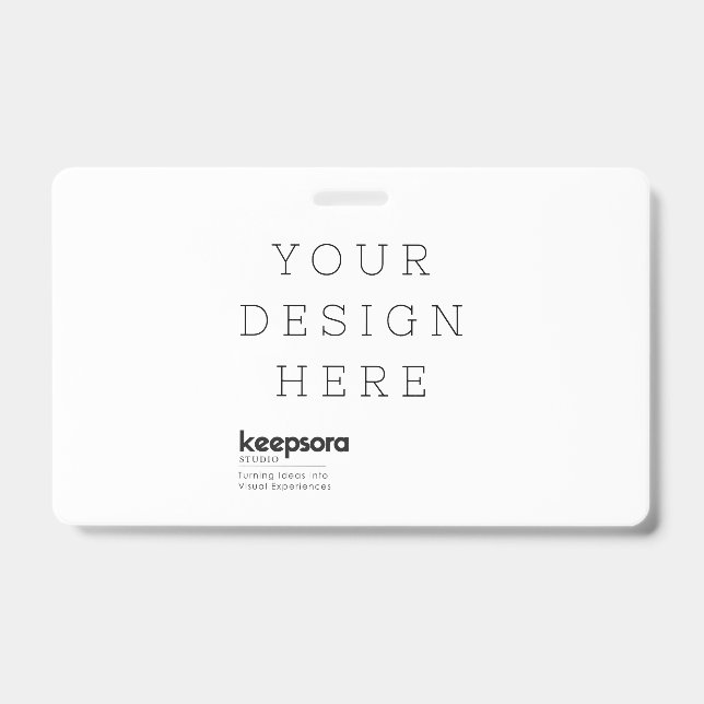 Custom Professional ID Badge (Front)