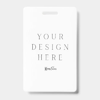 Custom Professional ID Badge