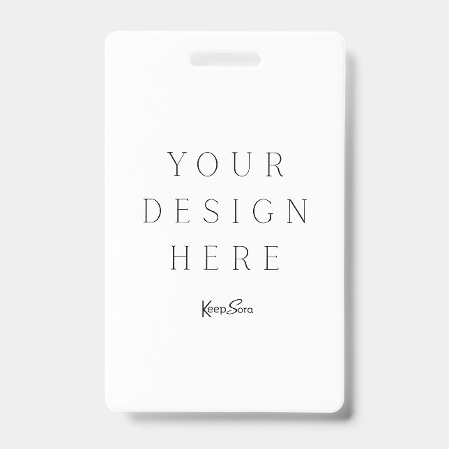 Custom Professional ID Badge (Front)