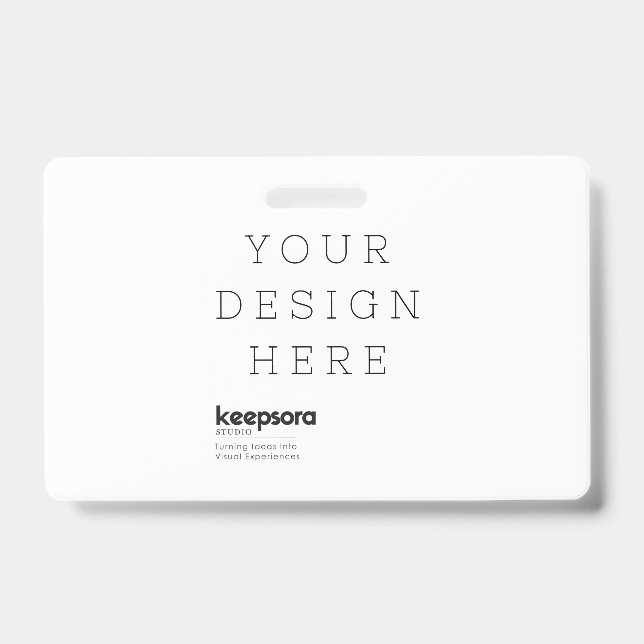 Custom Professional ID Badge (Front)
