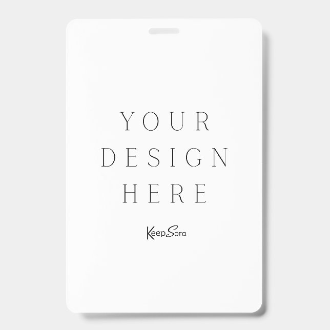 Custom Professional ID Badge (Front)