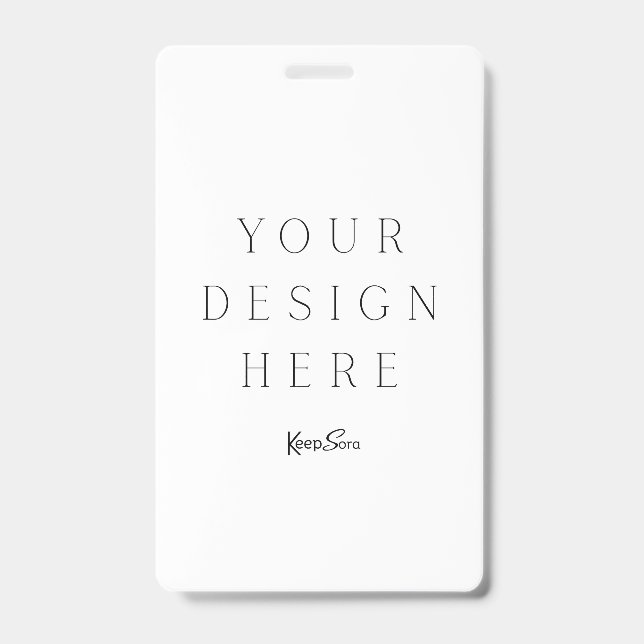 Custom Professional ID Badge (Front)
