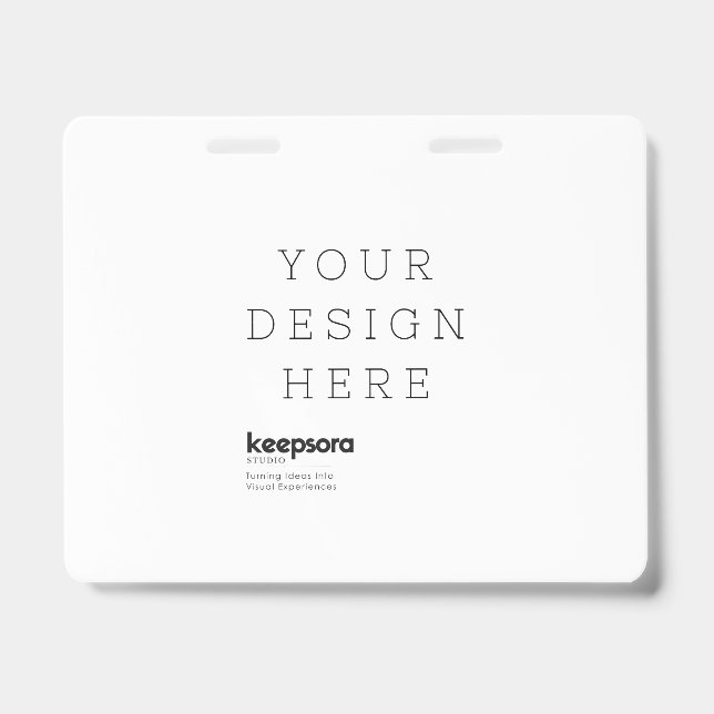 Custom Professional ID Badge (Front)